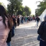 filas de votantes