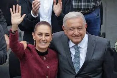 AMLO y Claudia