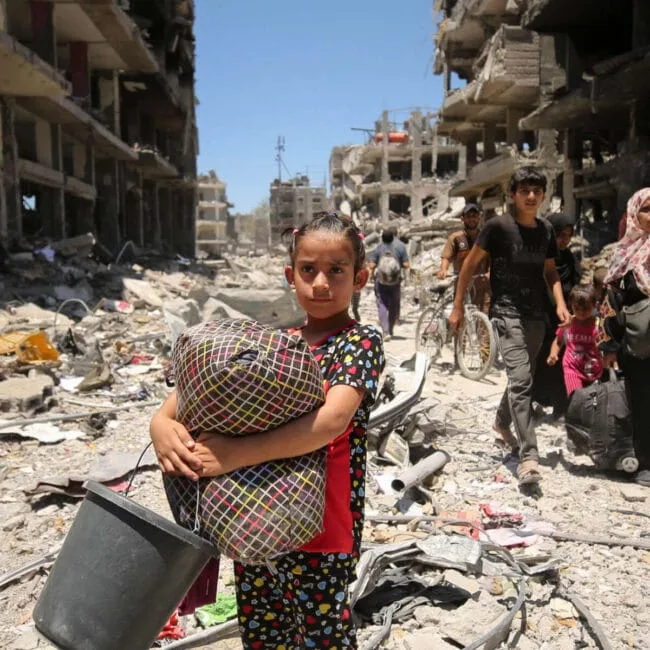 Destruction in Jabalia following Israeli army’s withdrawal
