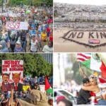 Manifestación contra Trump
