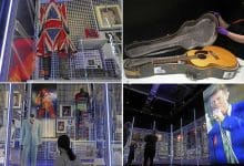 Exhibición de objetos de David Bowie