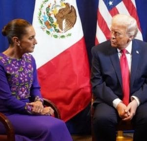 Sheinbaum y trump