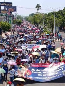 Marcha en Chiapas
