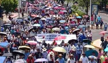 Marcha en Chiapas